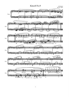 Kincob No.9 for piano, MVWV 1089: Kincob No.9 for piano by Maurice Verheul