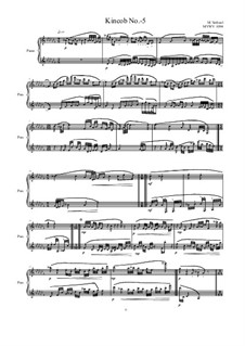 Kincob No.-5 for piano, MVWV 1094: Kincob No.-5 for piano by Maurice Verheul