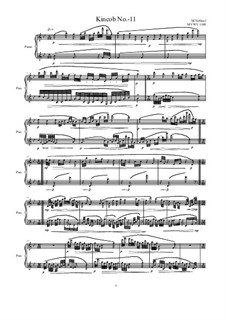 Kincob No.-11 for piano, MVWV 1100: Kincob No.-11 for piano by Maurice Verheul
