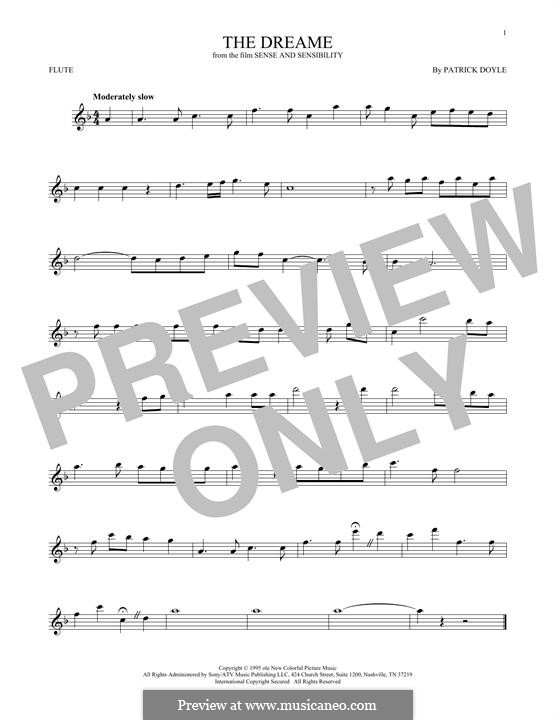 The Dreame (from Sense and Sensibility): For flute by Patrick Doyle