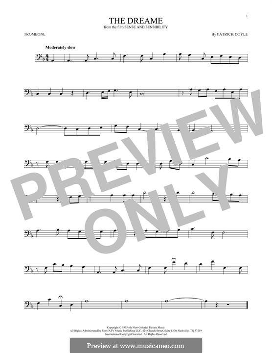 The Dreame (from Sense and Sensibility): For trombone by Patrick Doyle