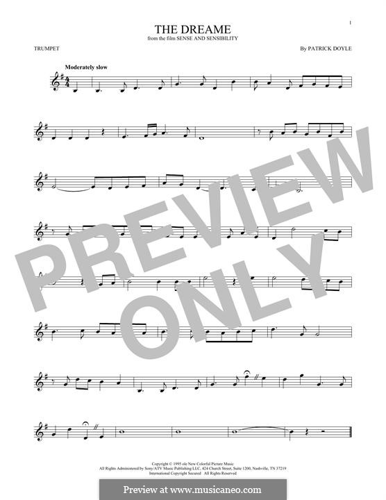 The Dreame (from Sense and Sensibility): For trumpet by Patrick Doyle