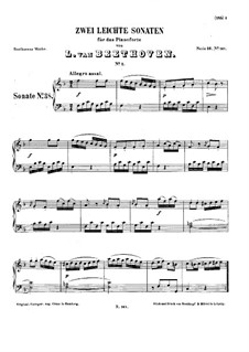 Sonatina in F Major: For piano by Ludwig van Beethoven