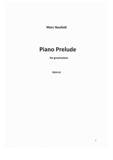 Piano Prelude - for Grand Piano sounding board (2014): Piano Prelude - for Grand Piano sounding board (2014) by Marc Neufeld