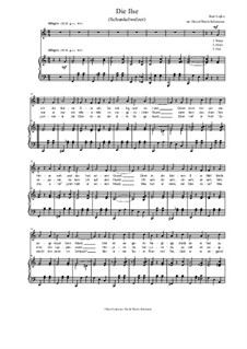Die Ilse. A Viennese song: For baritone (or mezzo-soprano) and piano (original version in C) by Kurt Lojka