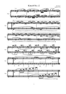 Kincob No.- - 2 for piano, MVWV 1114: Kincob No.- - 2 for piano by Maurice Verheul