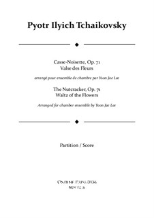 No.13 Waltz of the Flowers: For chamber ensemble – full score by Pyotr Tchaikovsky