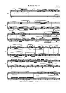 Kincob No.+4 for piano, MVWV 1105: Kincob No.+4 for piano by Maurice Verheul