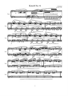 Kincob No.+6 for piano, MVWV 1107: Kincob No.+6 for piano by Maurice Verheul