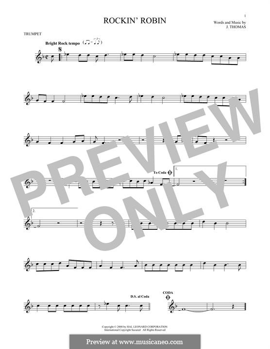 Rockin' Robin: For trumpet by John Thomas