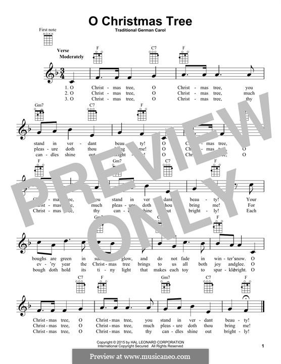 Vocal-instrumental version (printable scores): For ukulele by folklore