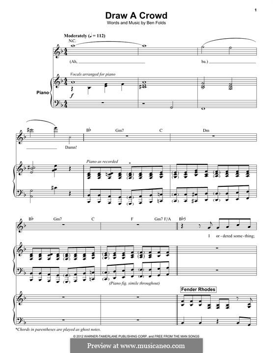 Draw a Crowd (Ben Folds Five) af BDraw a Crowd (Ben Folds Five) af B  