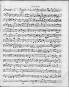 Symphonies Concertantes: First Suite, No.2 for flute and orchestra by Giuseppe Maria Cambini