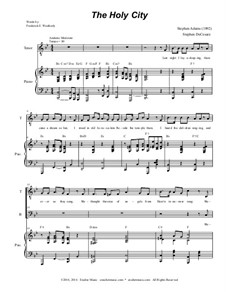 The Holy City: Duet for tenor and bass solo (with accompaniment track) by Stephen Adams