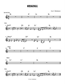 Original: Lead sheet by Felicity Mathiopoulos