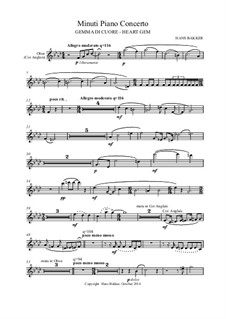 Minuti Piano Concerto: Parts by Hans Bakker