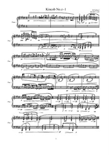 Kincob No.z-1 for piano, MVWV 1124: Kincob No.z-1 for piano by Maurice Verheul