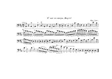 Fragment: Double bass part (fragment) by Charles Gounod