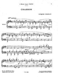 Chanson: Chanson by Jacques Charlot