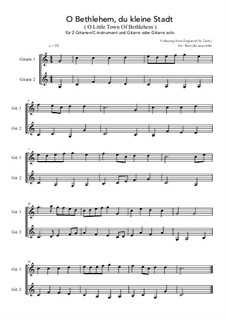 O Bethlehem, du kleine Stadt by folklore - sheet music on MusicaNeo