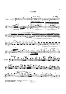 Il Carnevale di Venezia, Op.22: Flute part by Cesare Ciardi