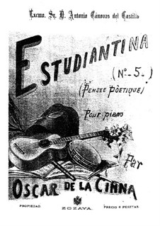 Estudiantina, Op. 287 No.5: Estudiantina by Óscar de la Cinna