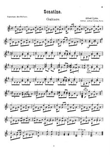 Sonatina in C Major: For guitar by Alfred Cottin