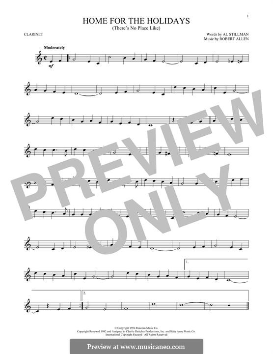 Instrumental version: For clarinet by Robert Allen