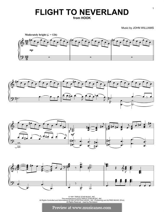 Flight To Neverland: For piano by John Williams