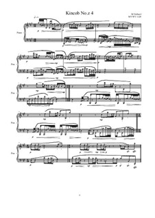 Kincob No.z4 for piano, MVWV 1120: Kincob No.z4 for piano by Maurice Verheul