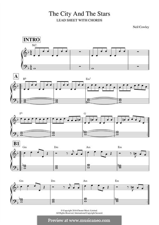 The City and The Stars (Neil Cowley Trio): For piano by Neil Cowley