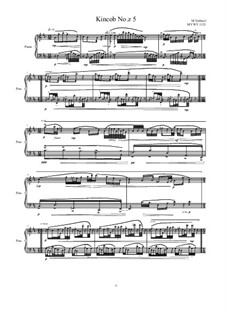 Kincob No.z5 for piano, MVWV 1121: Kincob No.z5 for piano by Maurice Verheul