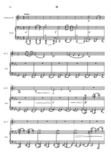 Sonate for clarinet & piano: Part 2 by Vladimir Polionny