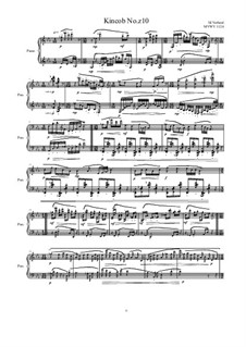 Kincob No.z10 for piano, MVWV 1126: Kincob No.z10 for piano by Maurice Verheul