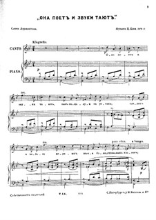 Six Romances, Op.13: No.1 by César Cui