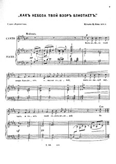 Six Romances, Op.13: No.3 by César Cui
