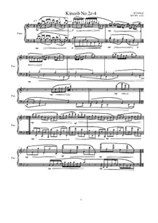Kincob No.2z-4 for piano, MVWV 1132: Kincob No.2z-4 for piano by Maurice Verheul