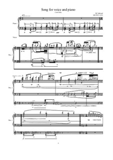 Song for voice and piano, MVWV 1133: Song for voice and piano by Maurice Verheul