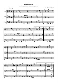 Woodicock: For two flutes and bassoon by John Playford