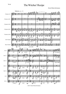 The Witches' Recipe: For clarinet choir by David W Solomons
