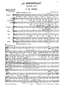 Suite No.4, Op.40: Movement I. Le cèdre by César Cui