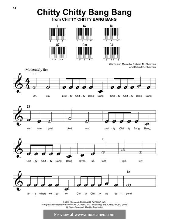 Chitty Chitty Bang Bang: For any instrument by Richard M. Sherman, Robert B. Sherman