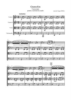 Waltz 'Grammophone': For string quartet by Eugen Doga