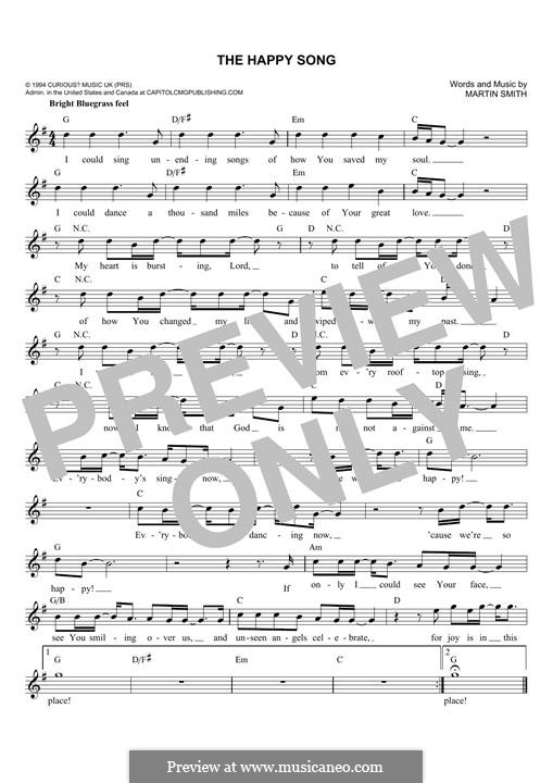 The Happy Song (Delirious?) by M. Smith sheet music on MusicaNeo