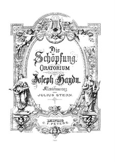 The Creation, Hob.XXI/2: Piano-vocal score by Joseph Haydn