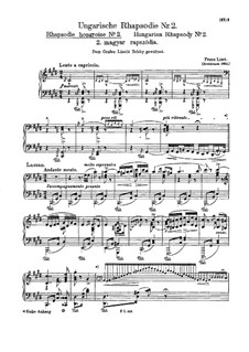 No.2 in C Sharp Minor, S.244: For piano (with Cadenzas) by Franz Liszt