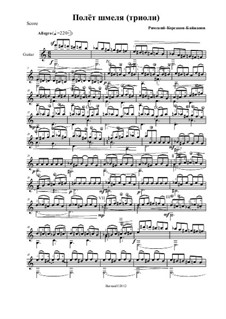 Flight of the Bumblebee: For guitar by Nikolai Rimsky-Korsakov
