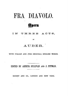 Overture: Piano score by Daniel Auber