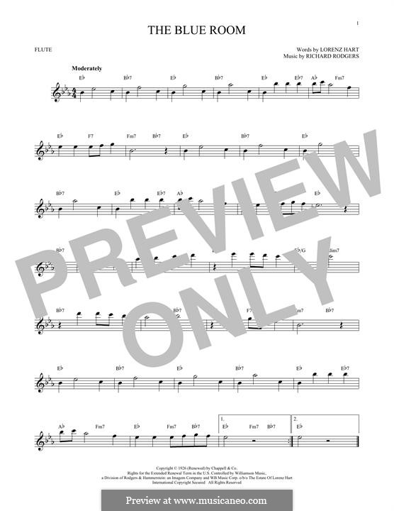 The Blue Room: For flute by Richard Rodgers