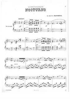 Nocturne in D Flat Major: Nocturne in D Flat Major by Enrique Barrera